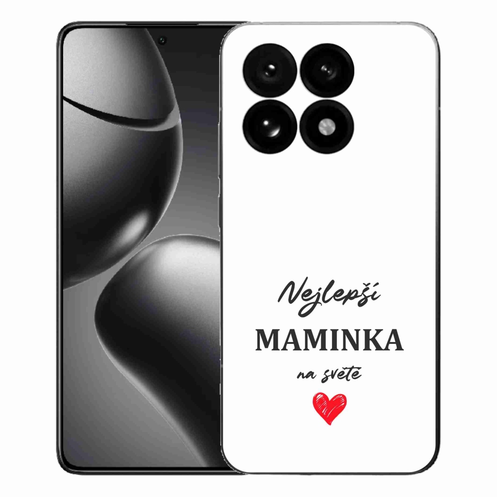 Gél borító mmCase a Xiaomi 15T-hez - legjobb anya 1 fehér háttér