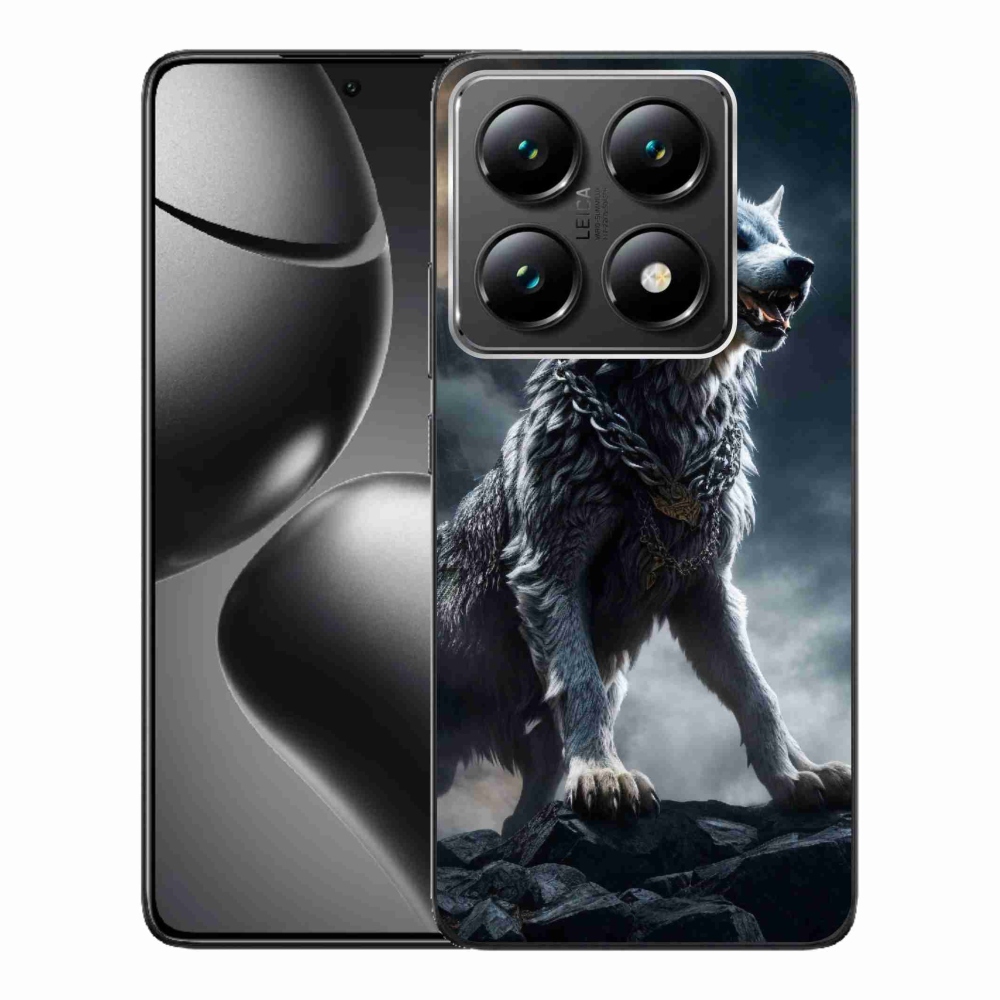 Gél borítás mmCase a Xiaomi 14T Pro számára - farkas 1