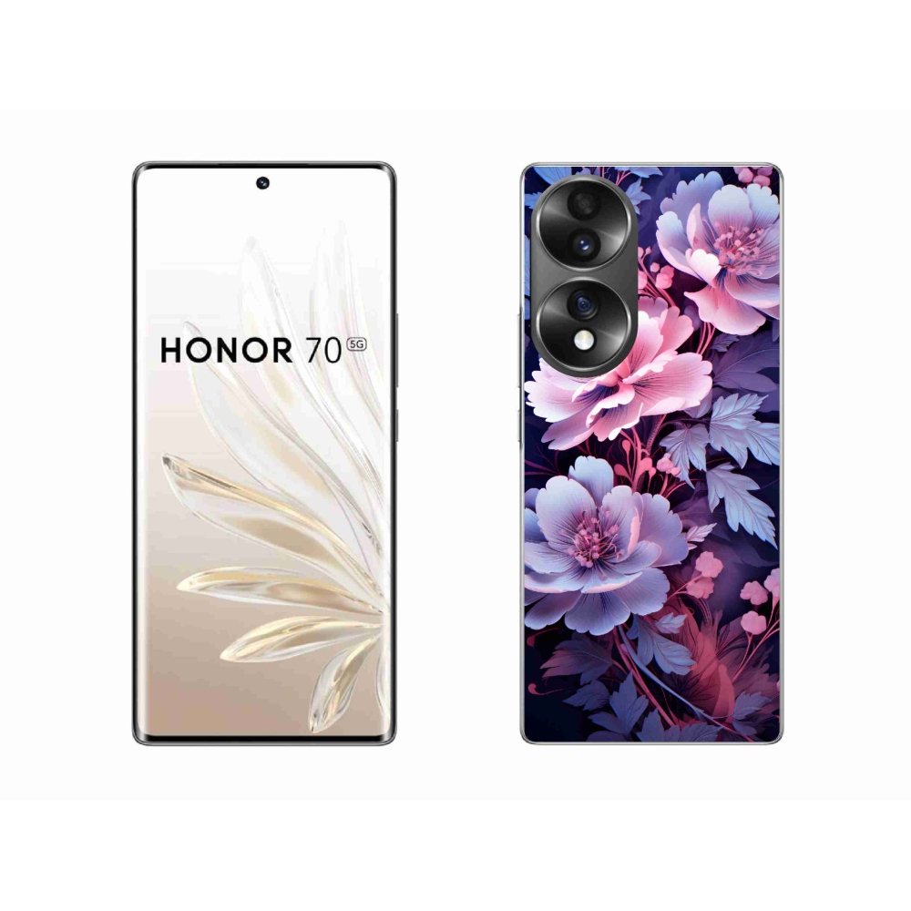 Zselés borítás mmCase a Honor 70-hez - virágok 11