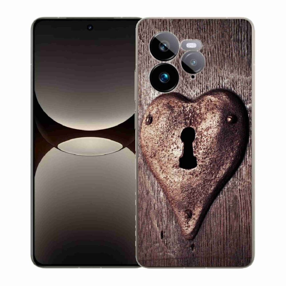 Gél borítás mmCase a Realme GT 7 Pro 5G készülékhez - szív alakú zár