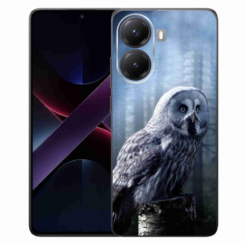 Gél borítás mmCase a Xiaomi Poco X7 Pro 5G számára - bagoly