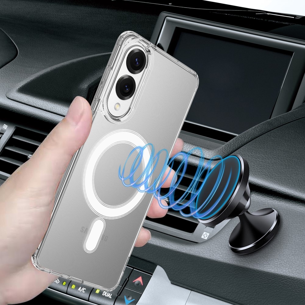 Gél tok MagSafe támogatással Samsung Galaxy S25 Edge készülékhez - átlátszó