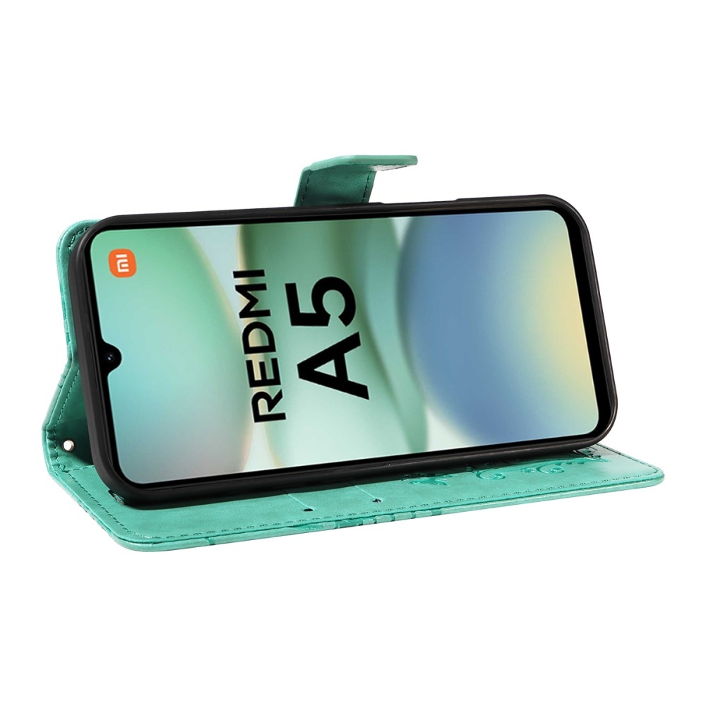 Nagy pillangó könyv tok Xiaomi Redmi A5 (171.7x77.8x8.3mm) - teáskék