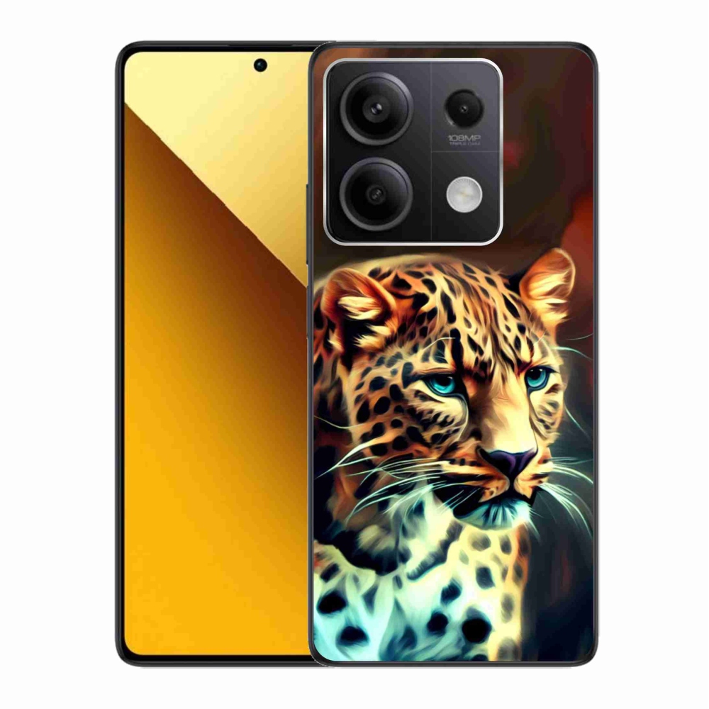 Gél borítás mmCase a Xiaomi Redmi Note 13 5G-hez - leopárd