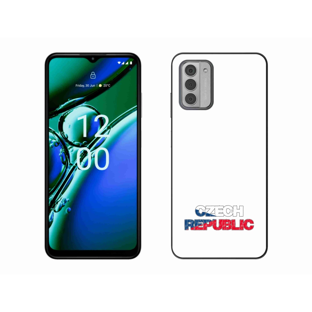 Zselés borító mmCase a Nokia G42 készülékhez - Csehország fehér háttér