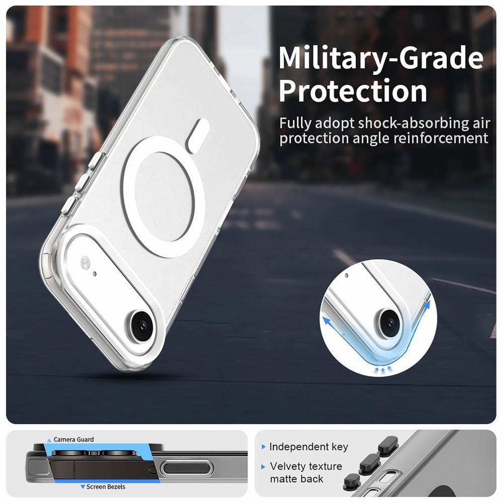 Candy MagSafe gél tok iPhone 17 Air készülékhez - fehér