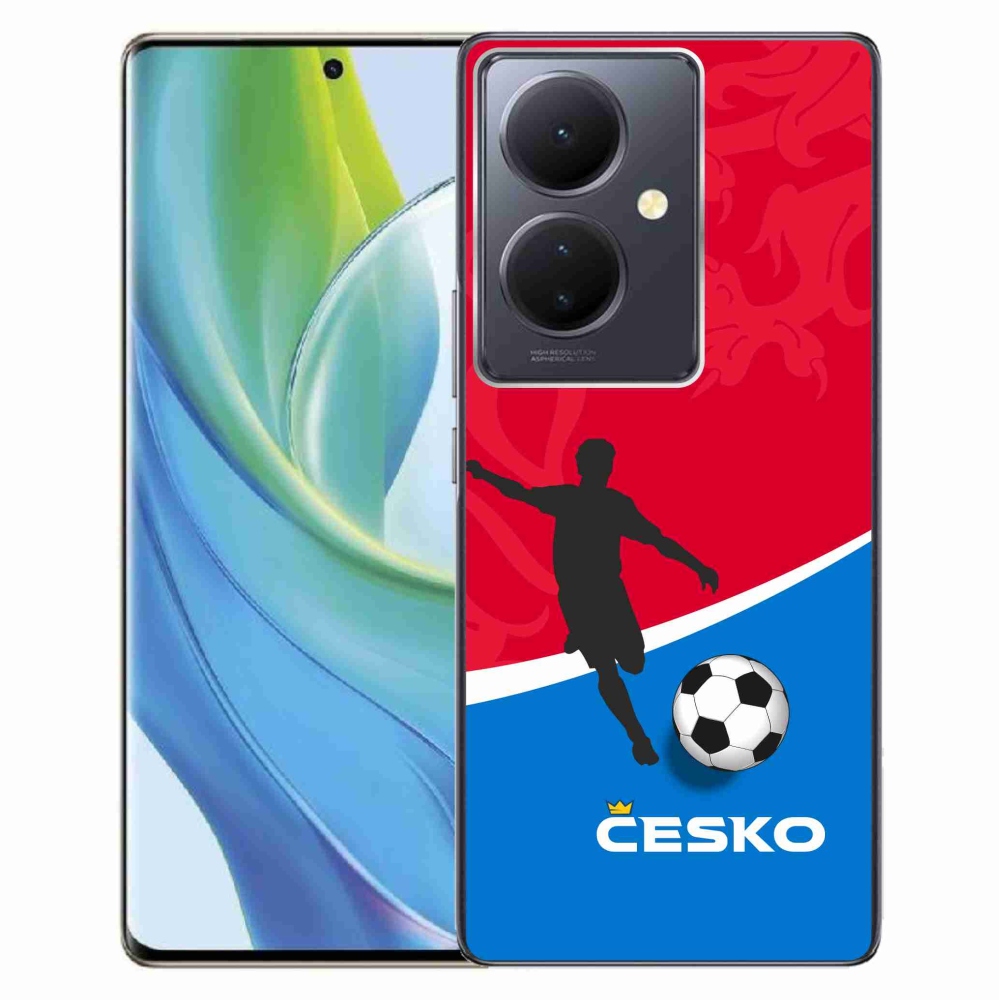 Gél borítás mmCase a Vivo V29 Lite 5G-n - futball Csehországban