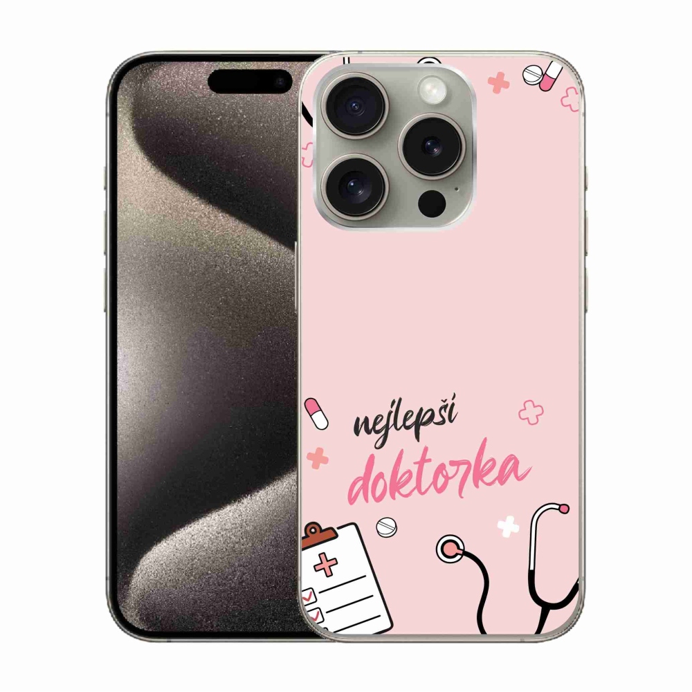 Gél borítás mmCase iPhone 15 Pro készülékhez - Best Doctor