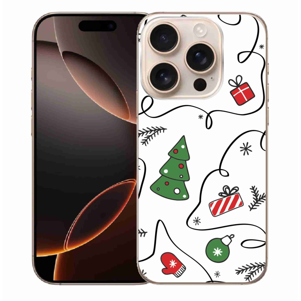 Gél borítás mmCase iPhone 16 Pro Max készülékhez - karácsonyi motívumok