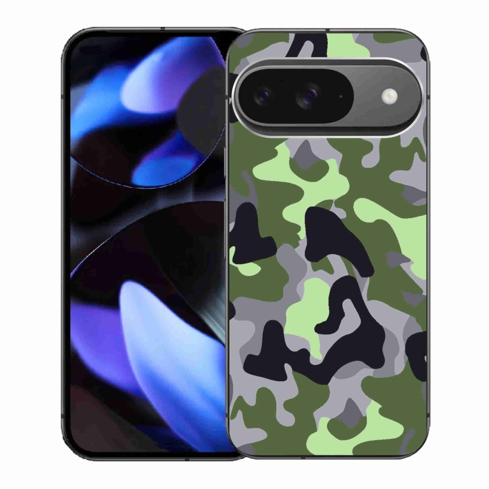 Zselés borítás mmCase a Google Pixel 9/9 Pro készülékhez - álcázott minta 7
