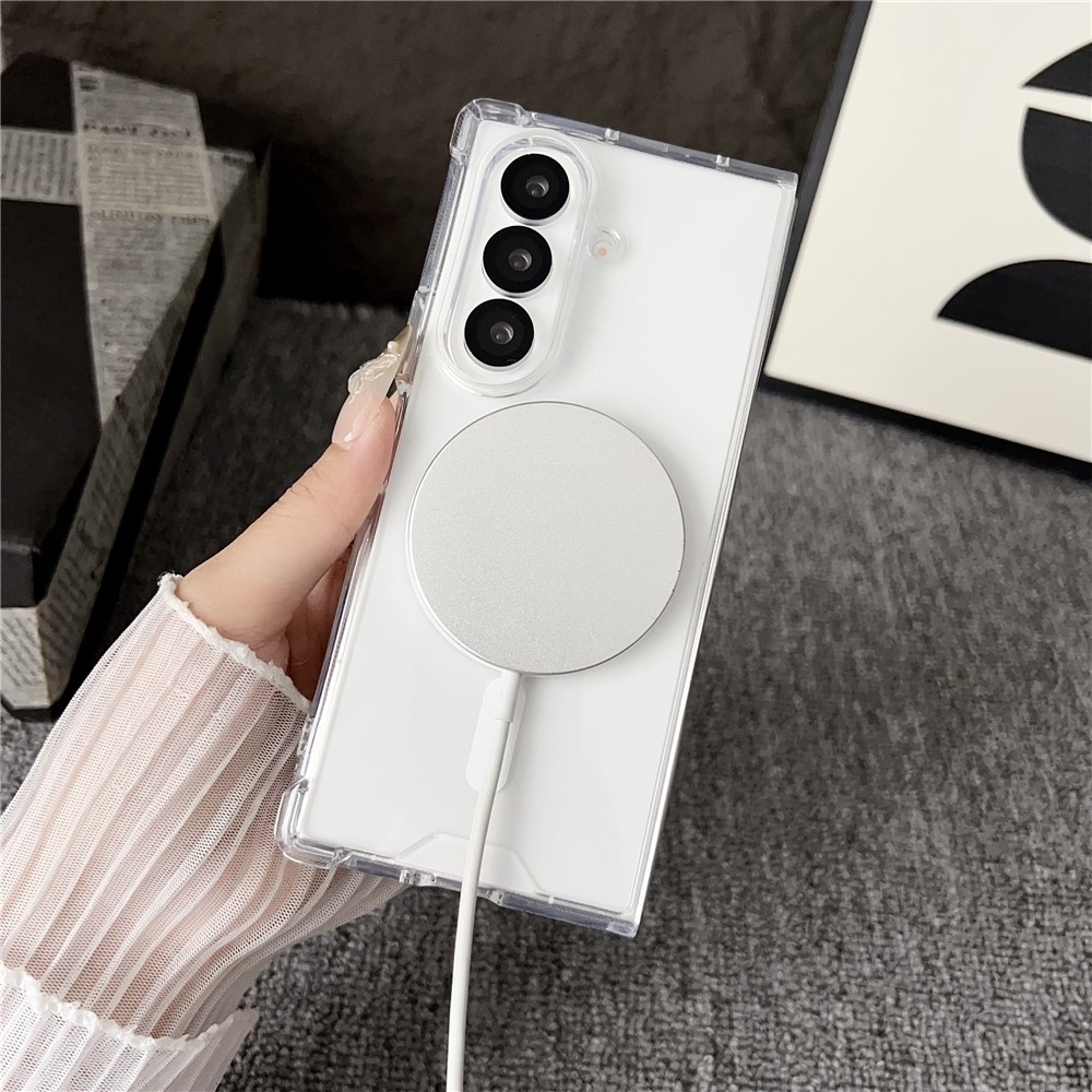 Akril műanyag borítás MagSafe-rel a Samsung Galaxy Z Fold7 5G készülékre - átlátszó