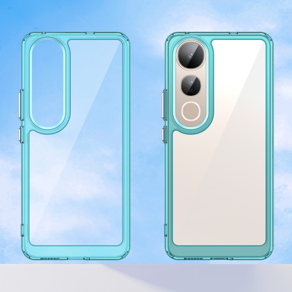 Gél tok fix hátlappal a Vivo V50 Lite 4G/5G készülékhez - világoskék színben