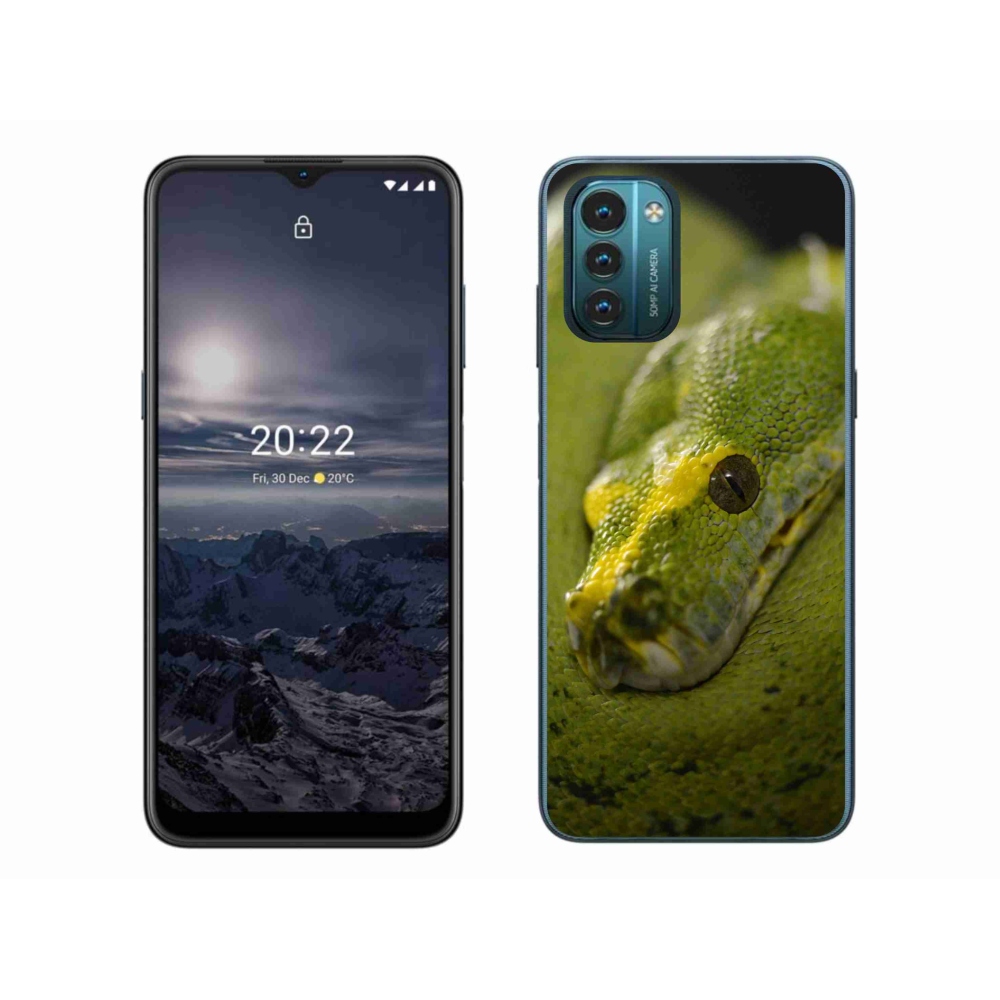 Zselés tok mmCase a Nokia G11/G21 készülékhez - kígyó 2