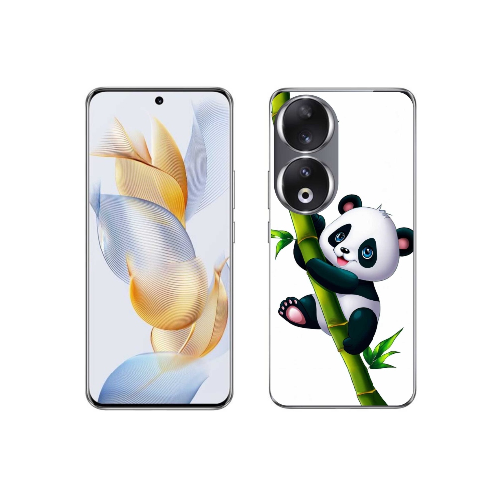 Zselés borítás mmCase a Honor 90 készülékhez - bambuszon lévő panda