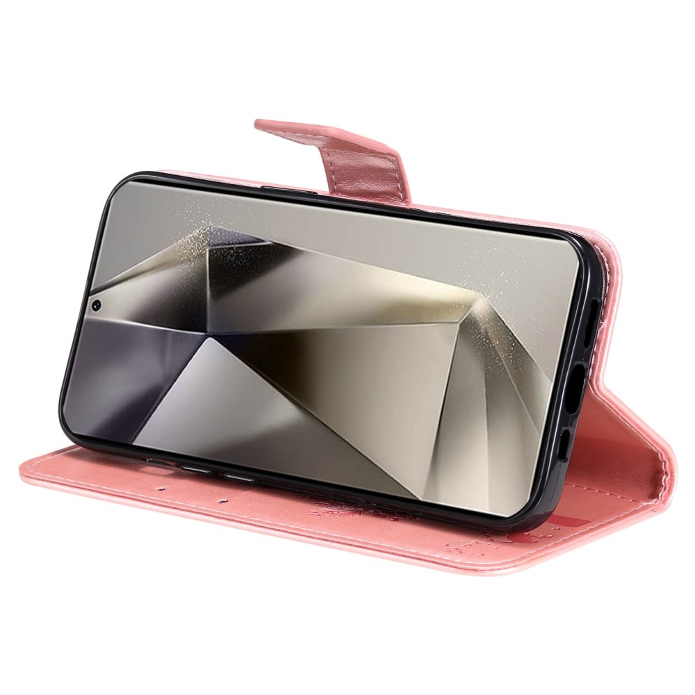 Fák könyve tok Samsung Galaxy S25 Ultra - rózsaarany