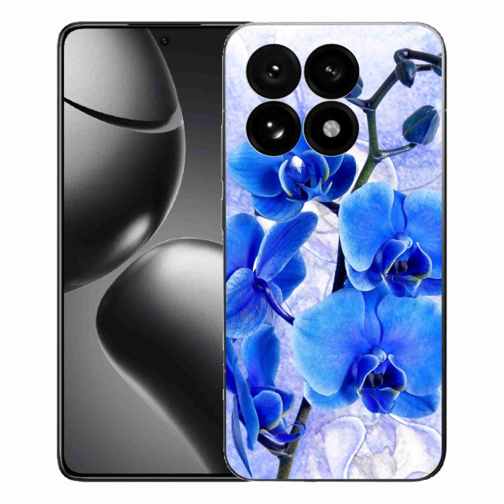 Gél borítás mmCase a Xiaomi 15T-hez - kék virágok
