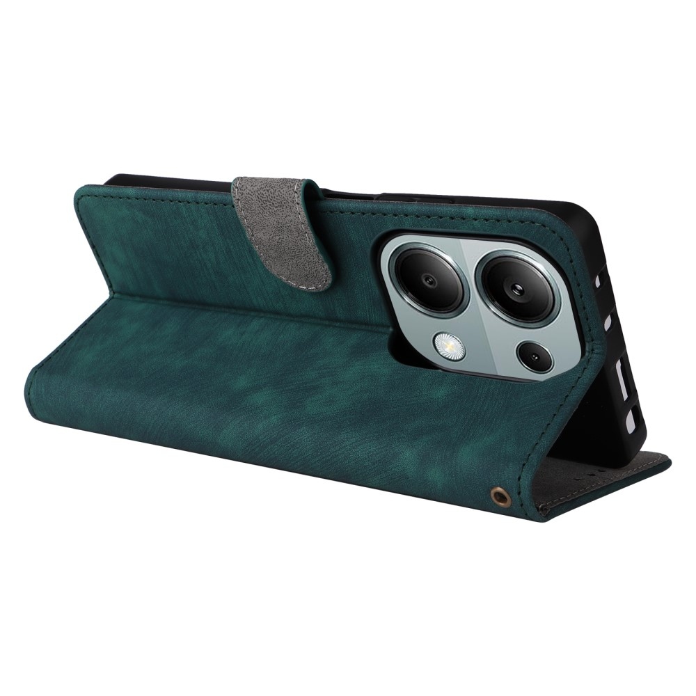 RFID könyvtáska Xiaomi Redmi Note 14S/Note 13 Pro 4G/Poco M6 Pro - zöld