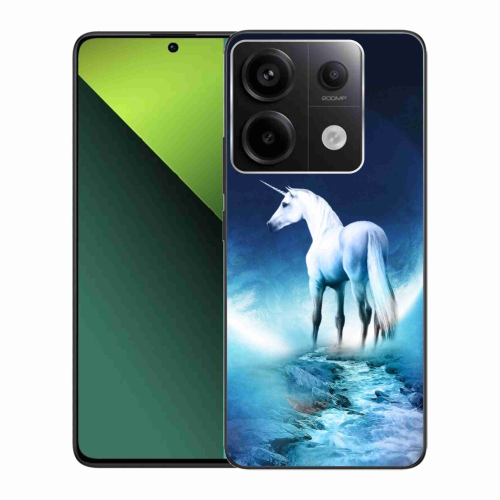 Gél borítás mmCase a Xiaomi Redmi Note 13 Pro 5G/Poco X6 5G számára - fehér egyszarvú