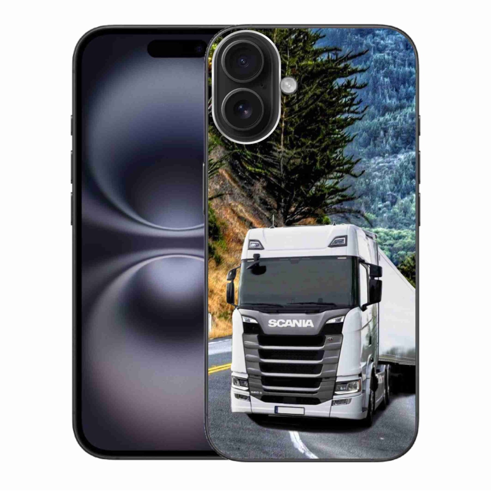 Zselés borítás mmCase iPhone 16 Plus készülékhez - teherautó 1