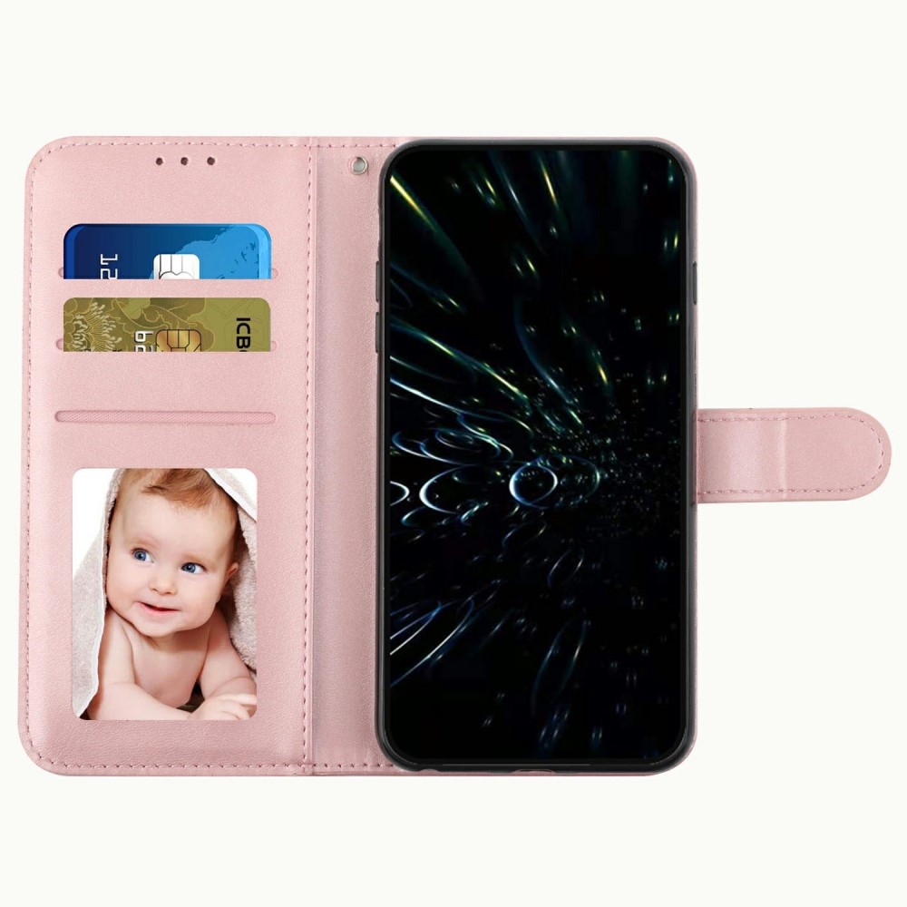 Line könyvtáska a Realme C75 készülékhez - rózsaarany