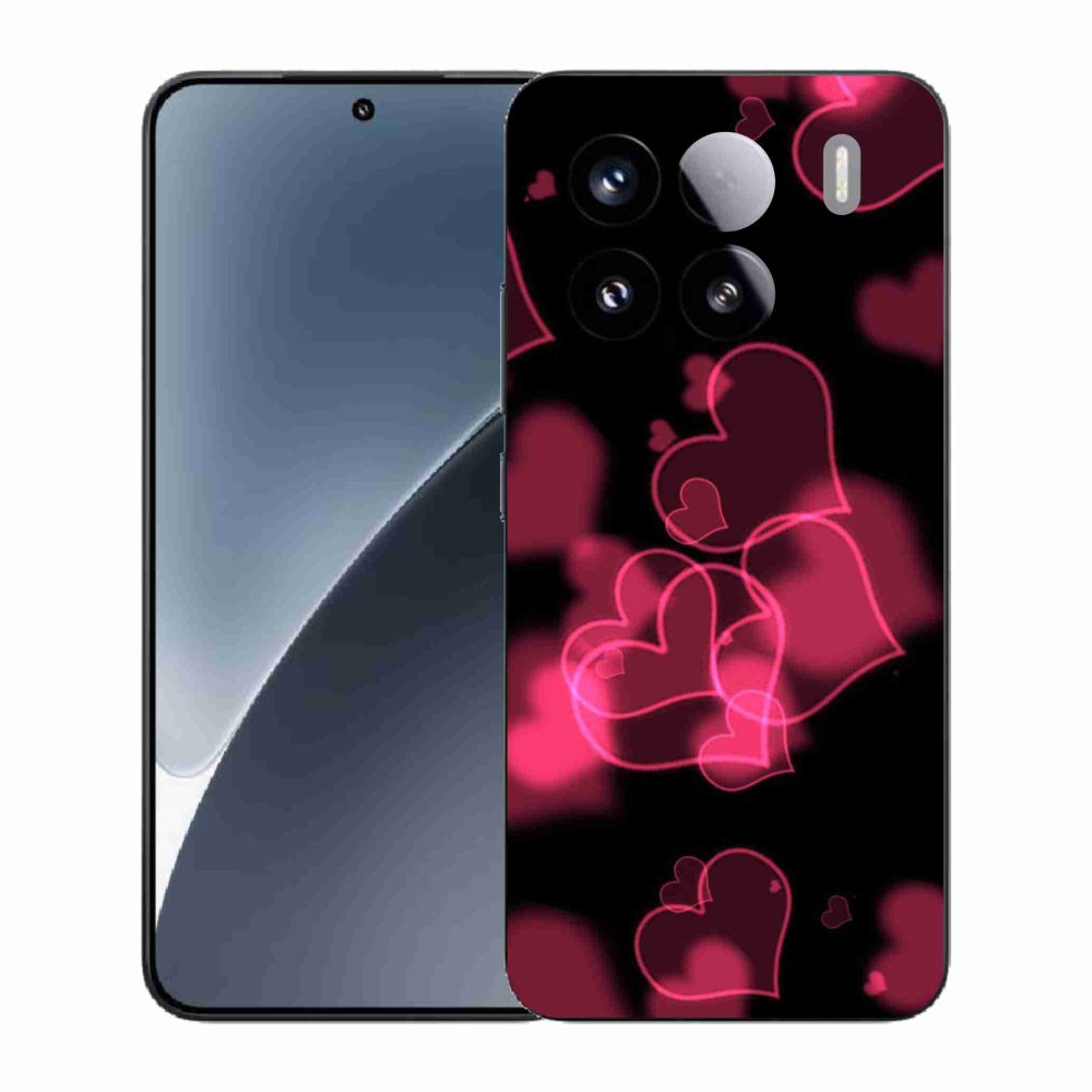 Gél borítás mmCase a Xiaomi 15-öshöz - piros szívek