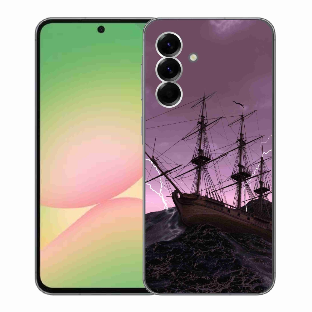 Zselés borítás mmCase Samsung Galaxy A56 5G - hajó a viharban