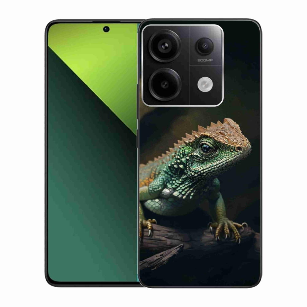 Gél borítás mmCase a Xiaomi Redmi Note 13 Pro 5G/Poco X6 5G számára - gyíklény