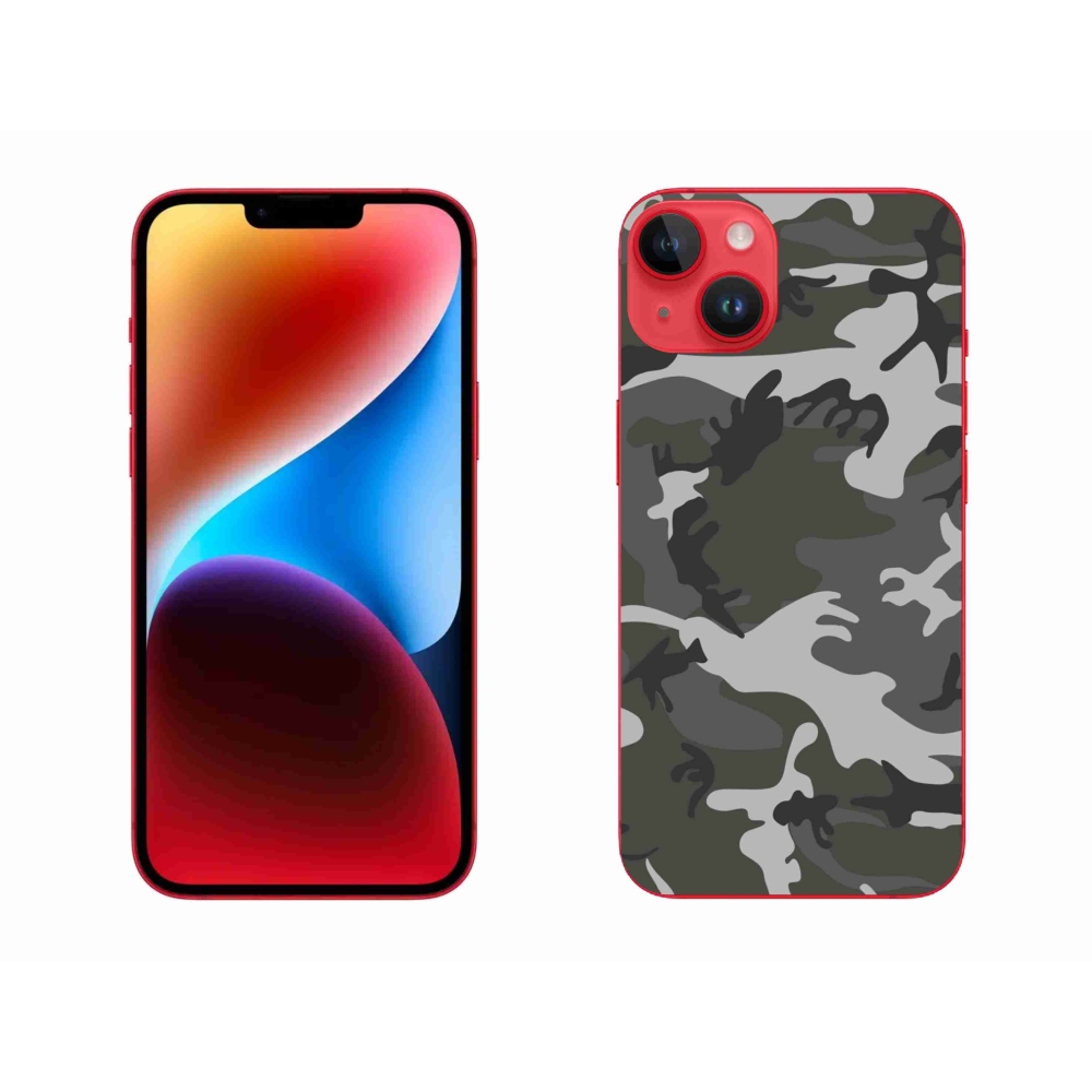 Zselés borítás mmCase iPhone 14 Plus készülékhez - terepszínű minta