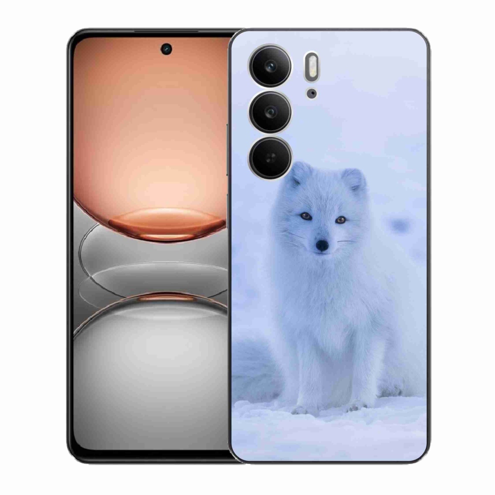 Zselés borítás mmCase a Realme C75 készülékhez - polár róka