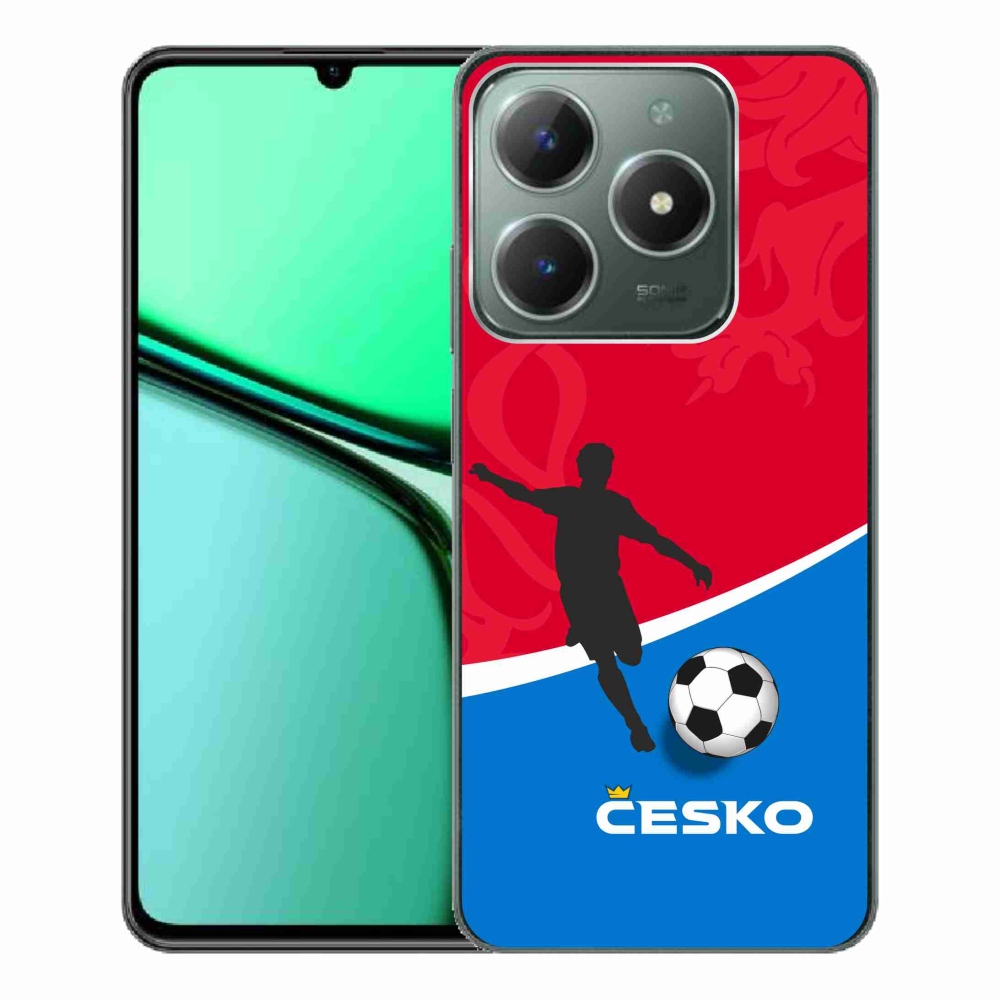 Gél borítás mmCase for Realme C61 - foci Csehország