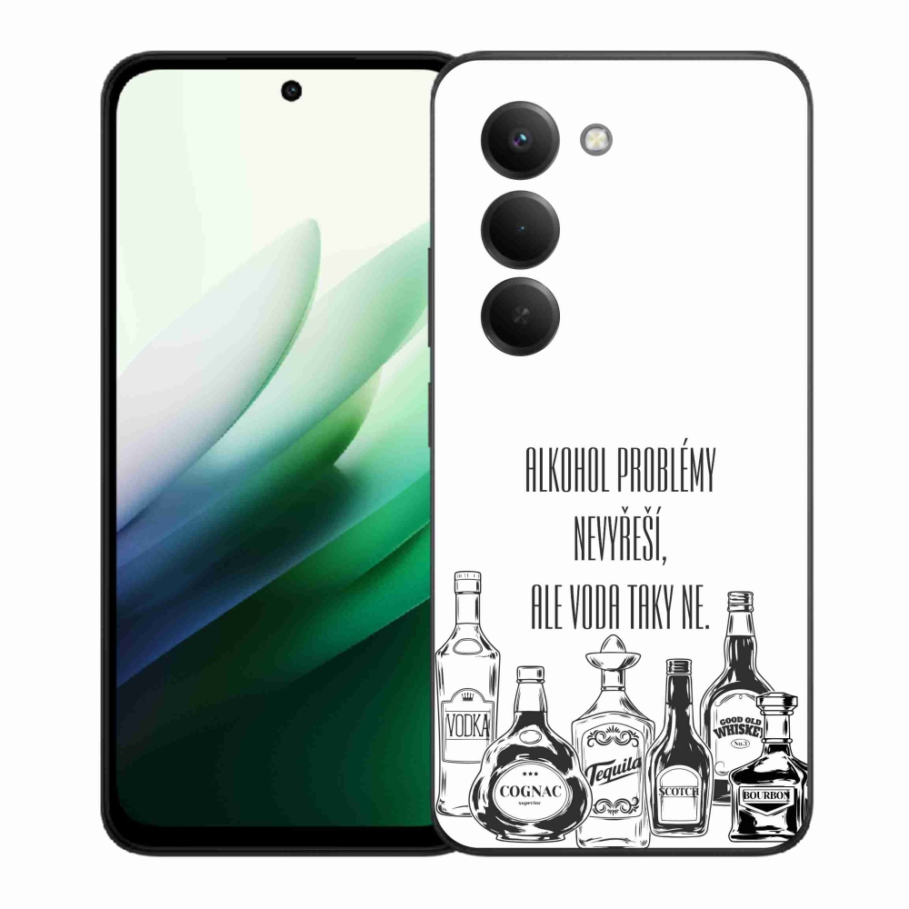 Gél borító mmCase a Xiaomi Redmi 15 5G-hez - vicces szöveg fehér háttérrel