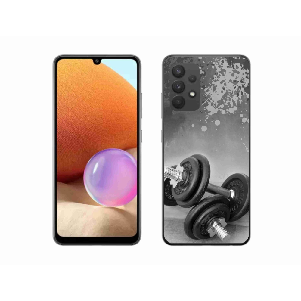 Gél borítás mmCase Samsung Galaxy A32 4G - súlyzók 1