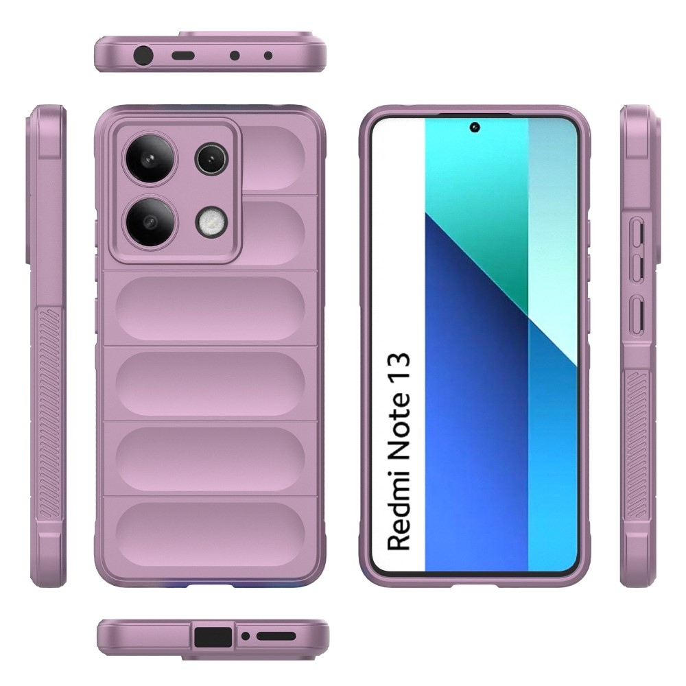 Rugg tartós zselés tok Xiaomi Redmi Note 13-hoz - világos lila