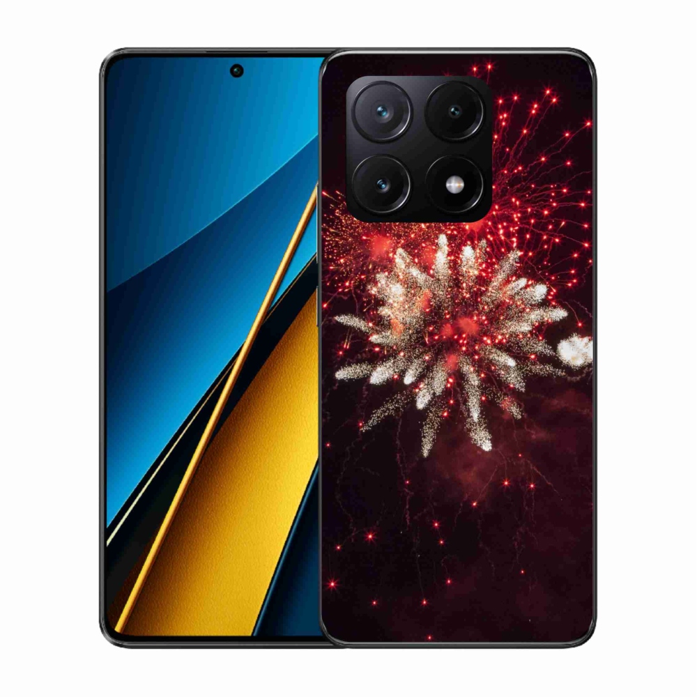 Gél borítás mmCase a Xiaomi Poco X6 Pro 5G számára - tűzijáték