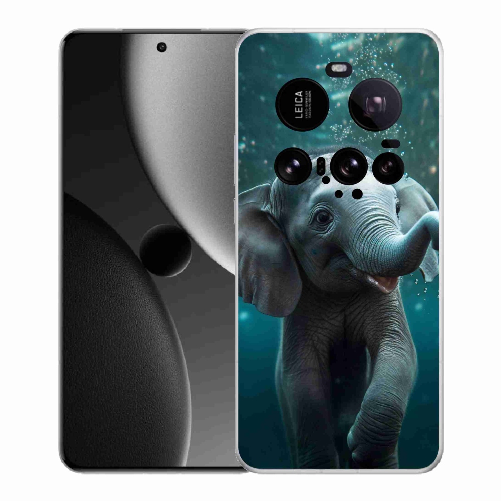Gél borítás mmCase a Xiaomi 15 Ultra - elefánt a víz alatt