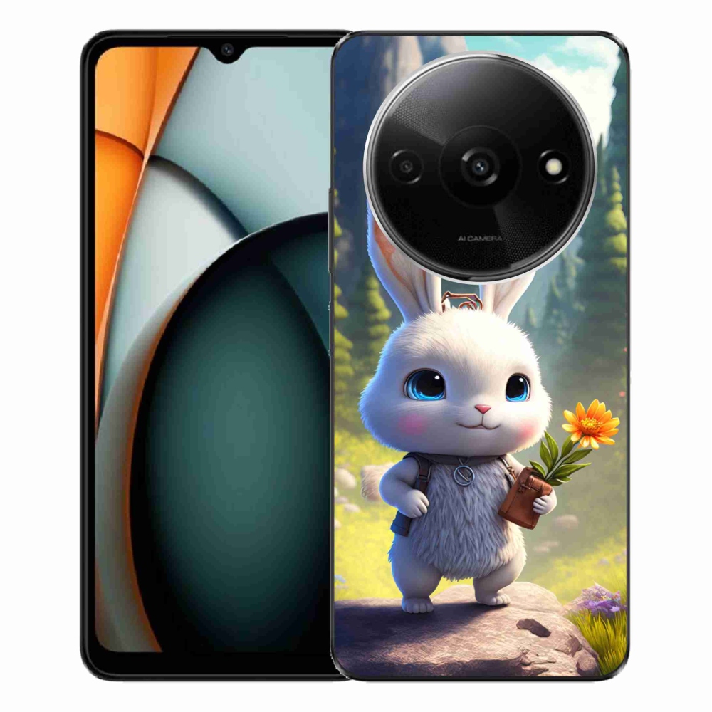 Gél borítás mmCase a Xiaomi Redmi A3-hoz - aranyos nyuszi