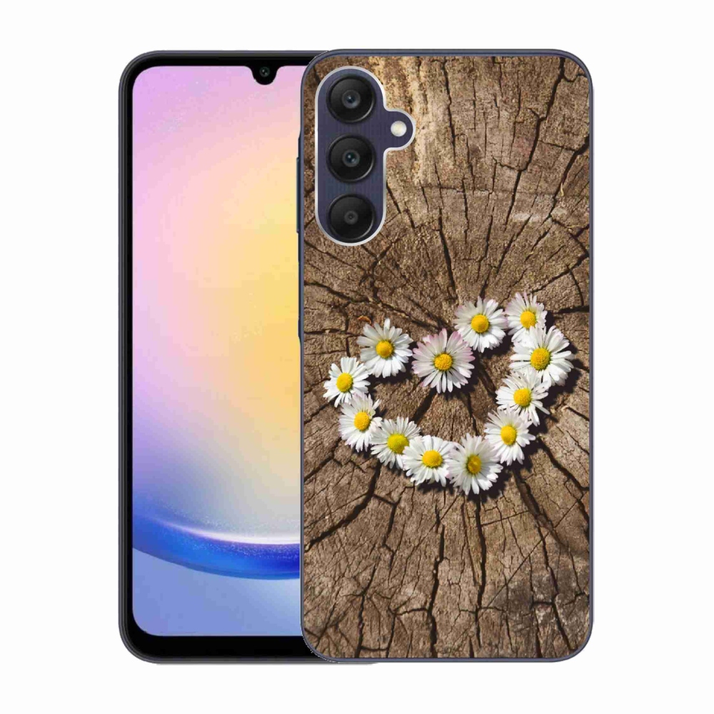 Zselés borítás mmCase Samsung Galaxy A25 5G - Százszorszépek szíve