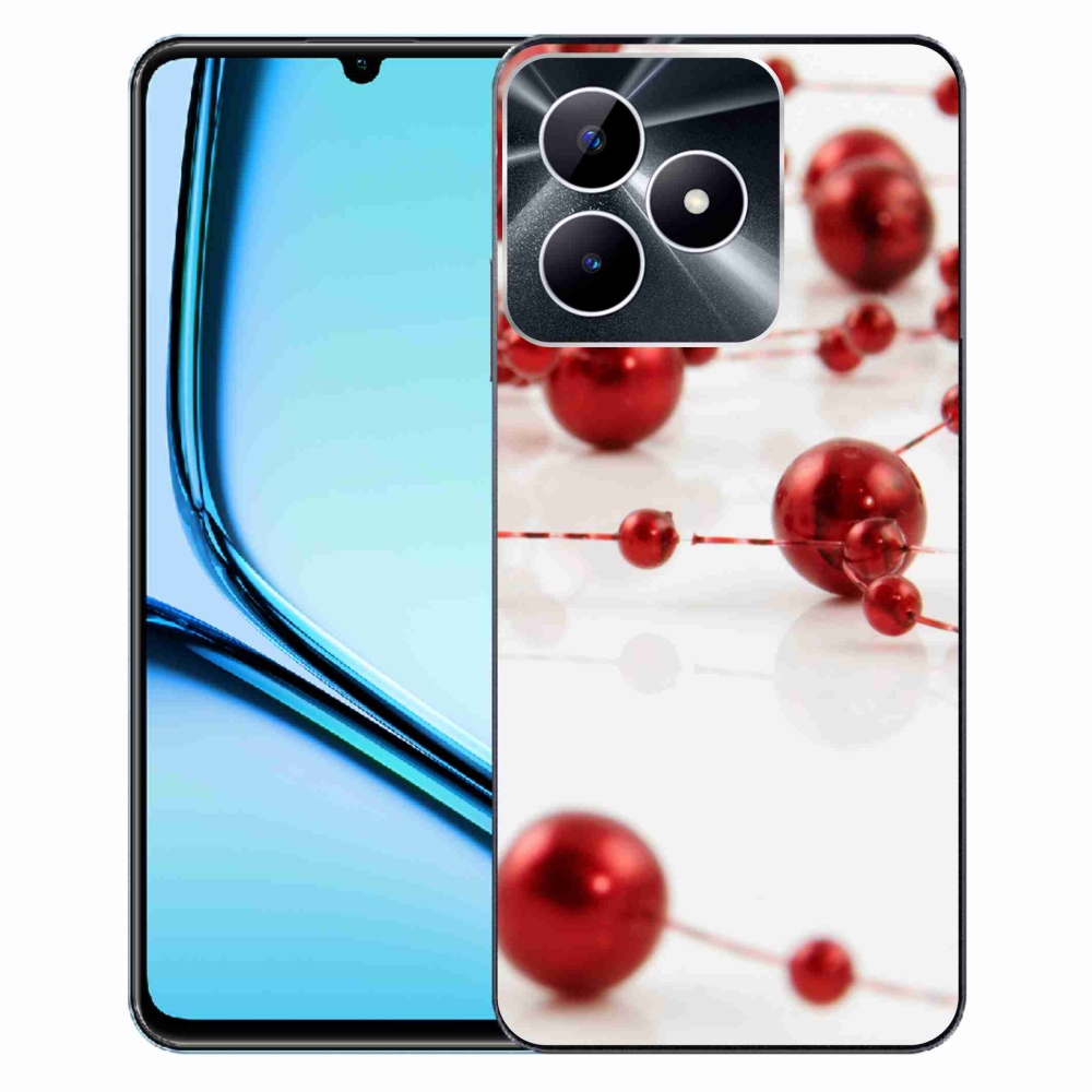 Zselés borítás mmCase a Realme Note 50 készülékhez - karácsonyi lánc