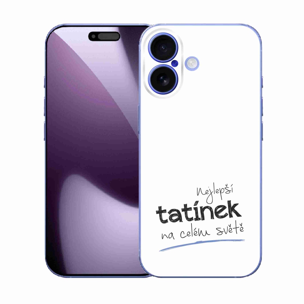 Gél borító mmCase iPhone 17 készülékhez - legjobb apuci 4 fehér háttér