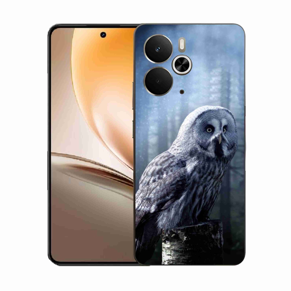 Gél borító mmCase a Realme 14 5G/14T 5G készülékhez - bagoly