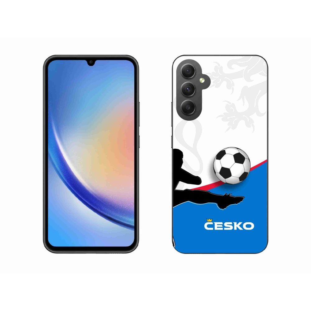 Gél borítás mmCase Samsung Galaxy A34 5G - futball Csehország 3
