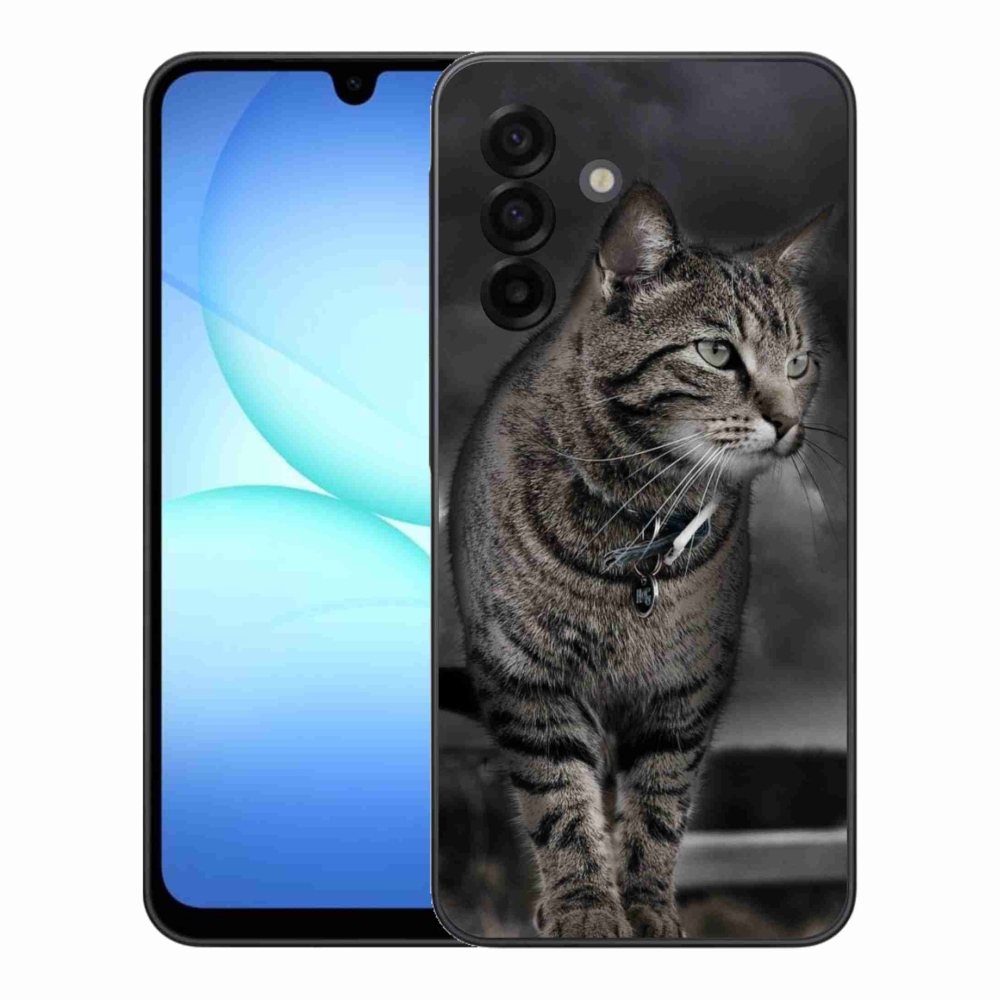 Gél védőburkolat mmCase Samsung Galaxy A17 4G/5G - macska