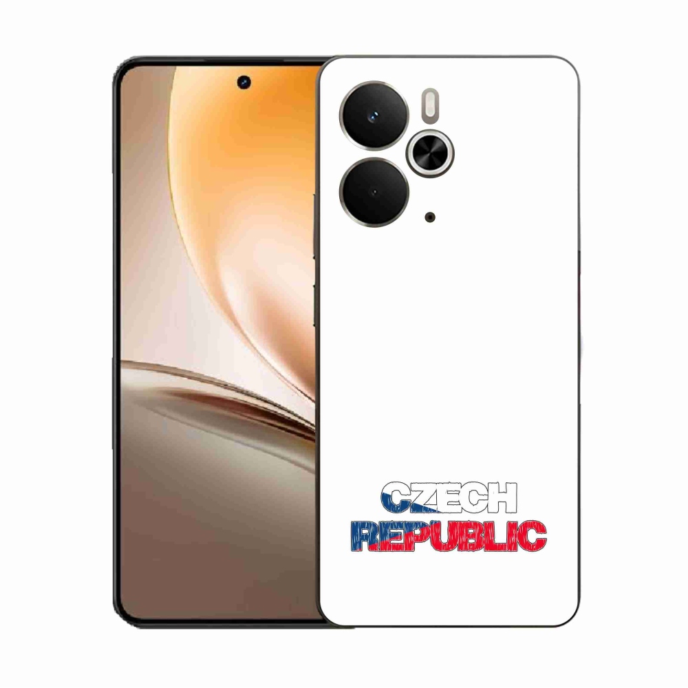 Gél borító mmCase a Realme 14 5G/14T 5G készülékhez - Csehország fehér háttér