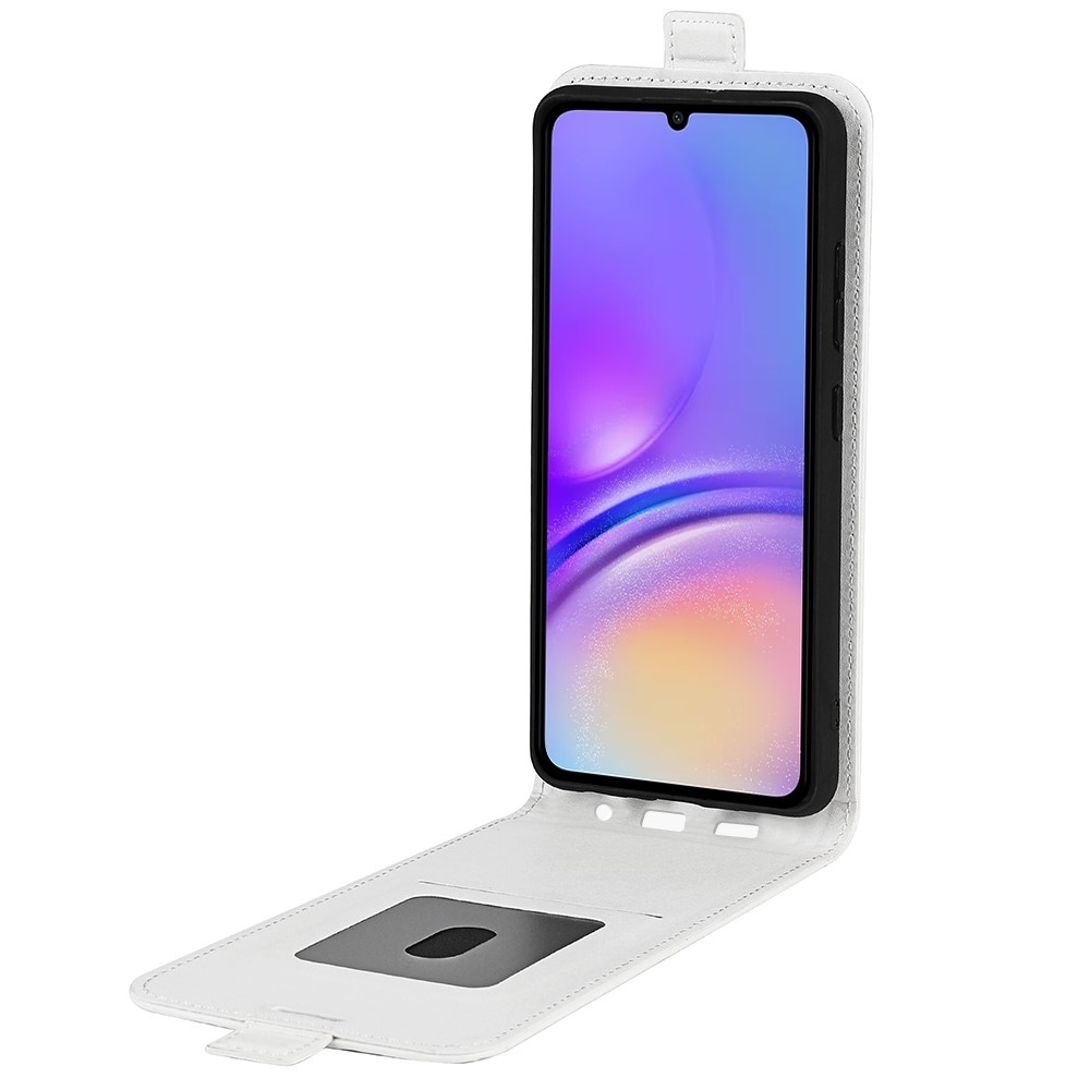 Függőleges könyvtáska Samsung Galaxy A06 4G készülékhez - fehér