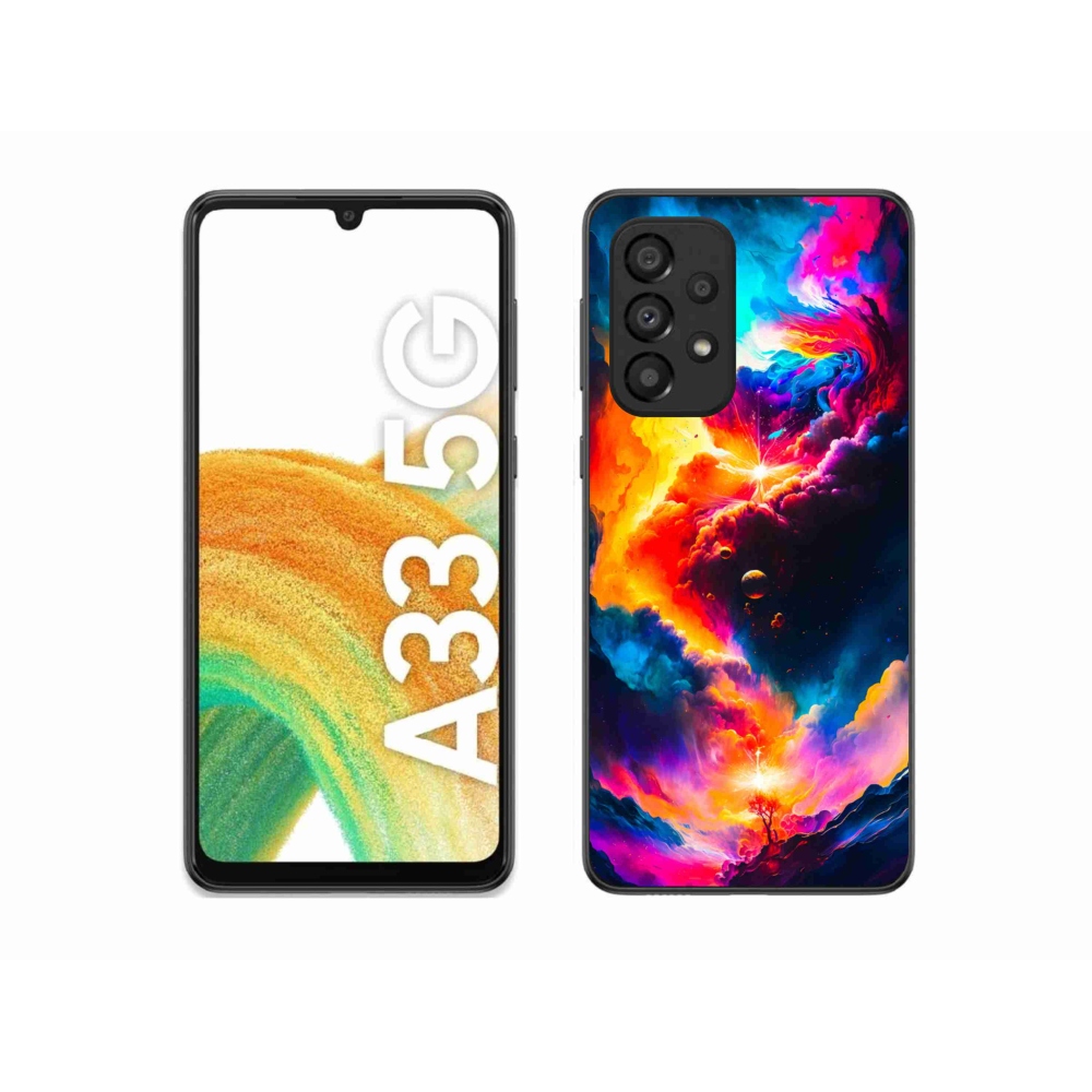 Gél borítás mmCase Samsung Galaxy A33 5G - absztrakt motívumhoz