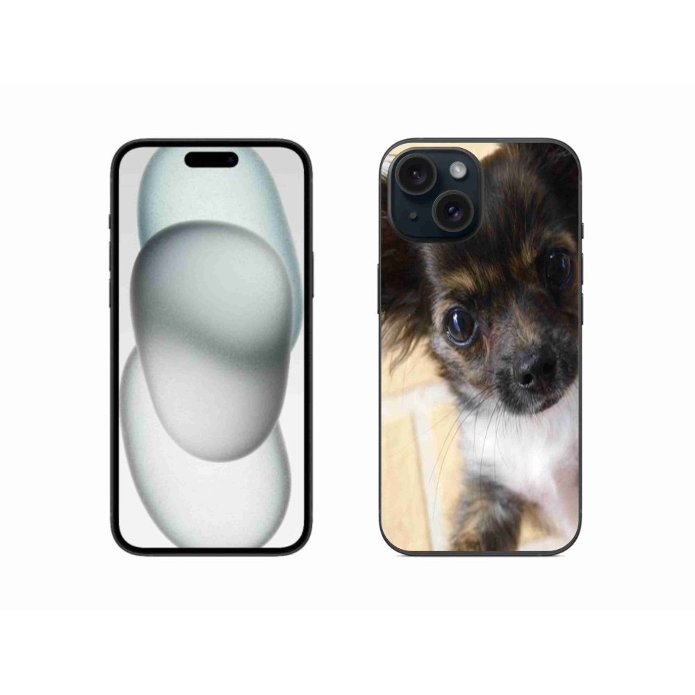 Gél tok mmCase iPhone 15 készülékhez - chihuahua 2