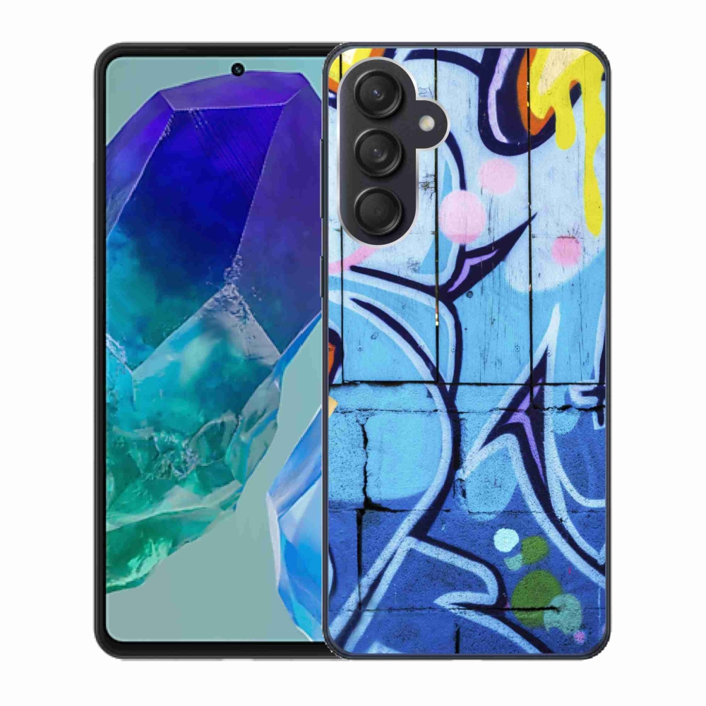 Zselés borítás mmCase Samsung Galaxy M55 5G - graffiti