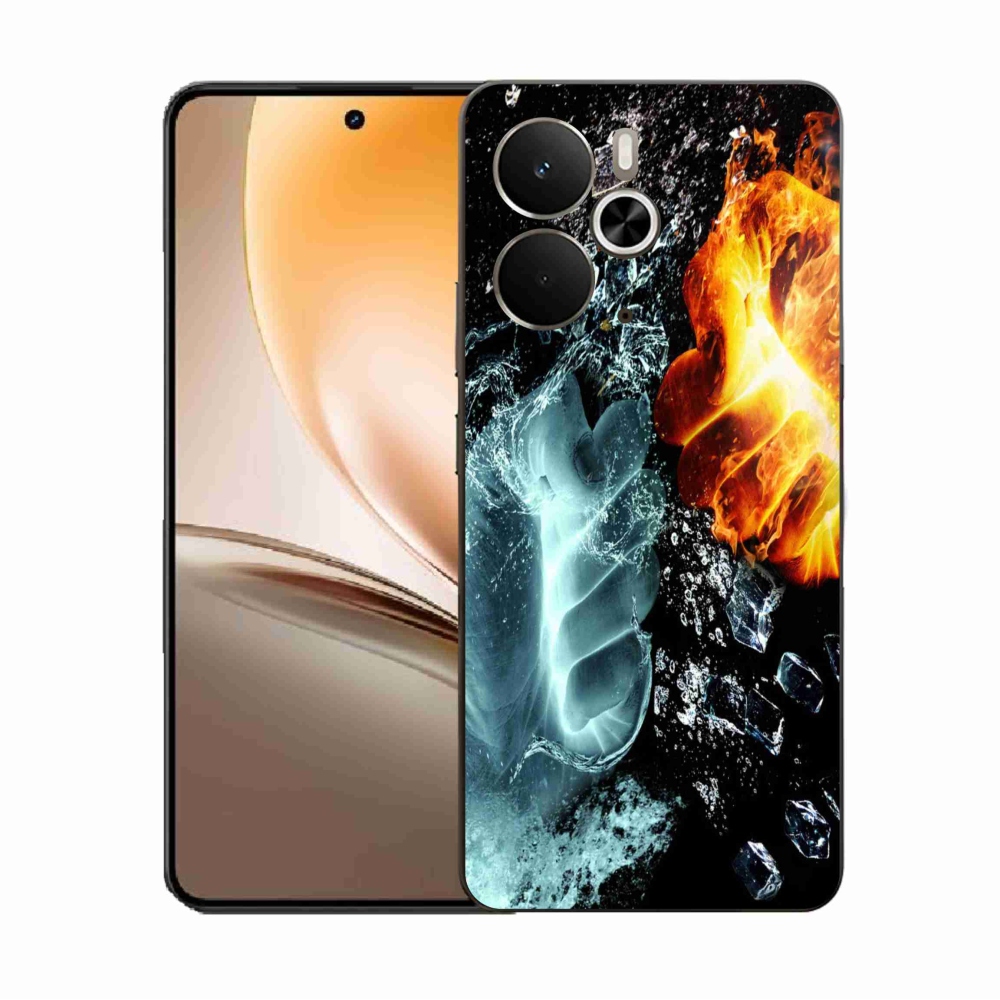 Gél borítás mmCase a Realme 14 5G/14T 5G készülékhez - víz és tűz