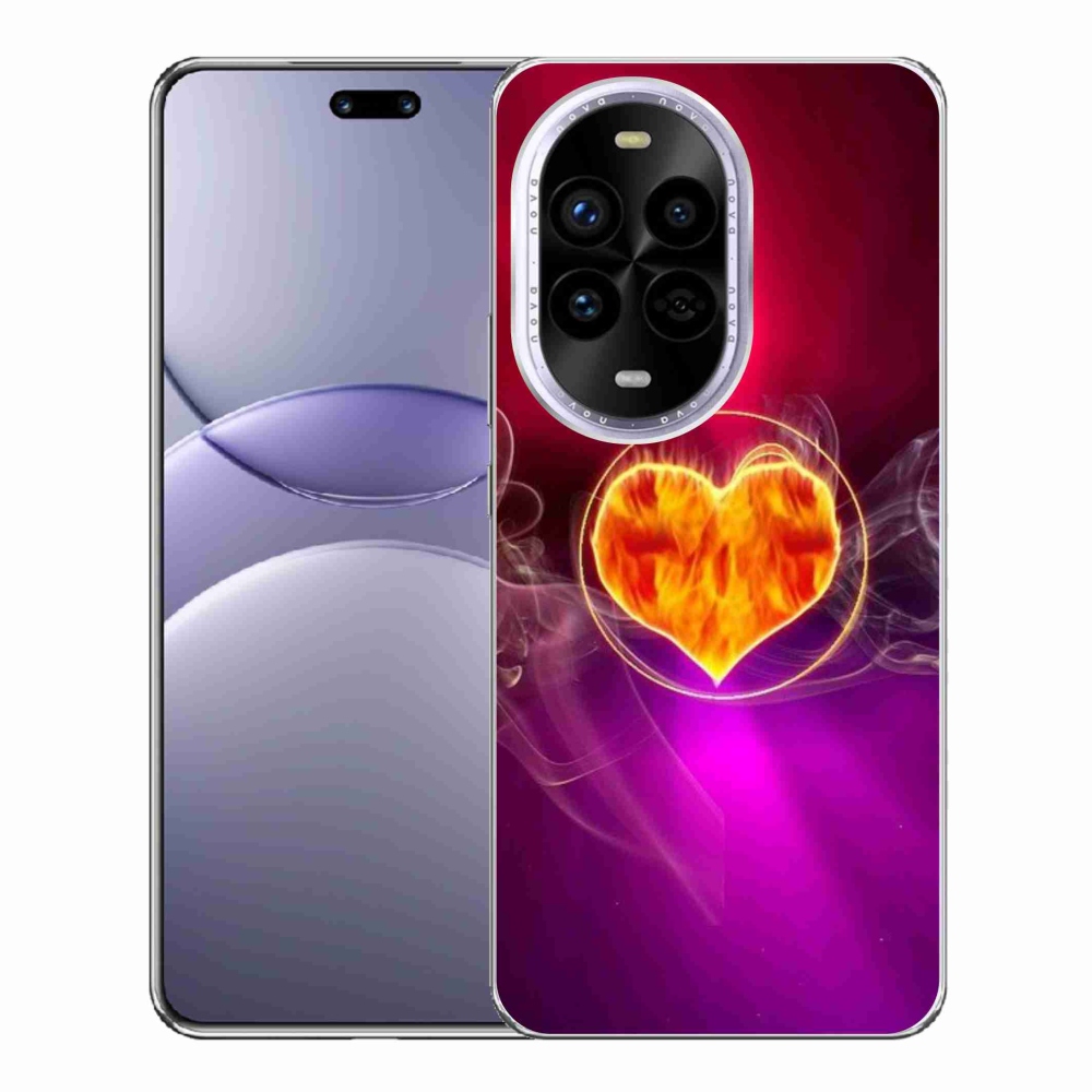Gél borítás mmCase a Huawei Nova 13 Pro 5G-n - tüzes szív