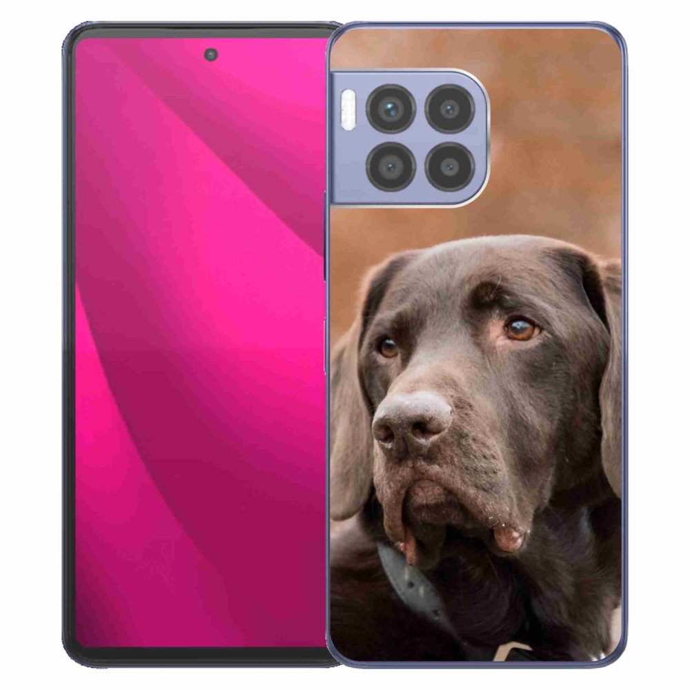 Zselés borítás mmCase a T-Mobile T Phone 2 Pro készülékhez - barna labrador színben